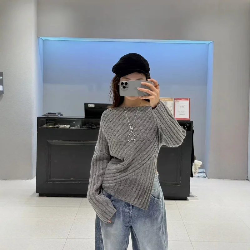 Женский асимметричный вязаный свитер Torowee 25 New Fashion свободного кроя с длинными рукавами из полиэфирного волокна, с круглым вырезом
Женский асимметричный вязаный свитер Torowee 25 New Fashion свободного кроя с длинными рукавами из полиэфирного волокна, с круглым вырезом