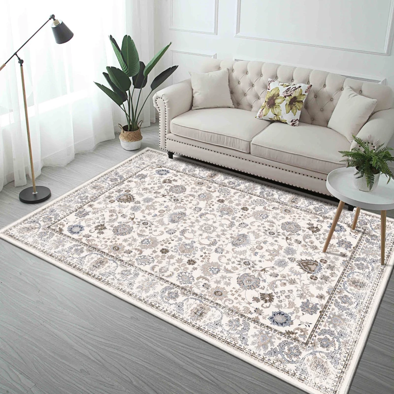 Area Rug 5x7 Vintage Bohemia Non-slip Washable Rug For Living Room Kitchen Bedroom Living Room Flower Design Blue/Yellow
Area Rug 5x7 Vintage Bohemia Non-slip Washable Rug For Living Room Kitchen Bedroom Living Room Flower Design Blue/Yellow