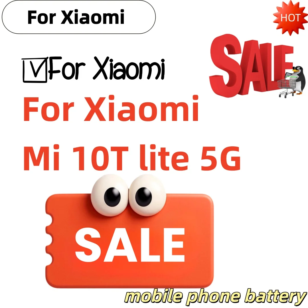 New BM4W 4820mAh Lithium battery For Xiaomi Mi 10T lite 5G Batteries Bateria+ Free tools Fast Shipping High Qulity
New BM4W 4820mAh Lithium battery For Xiaomi Mi 10T lite 5G Batteries Bateria+ Free tools Fast Shipping High Qulity