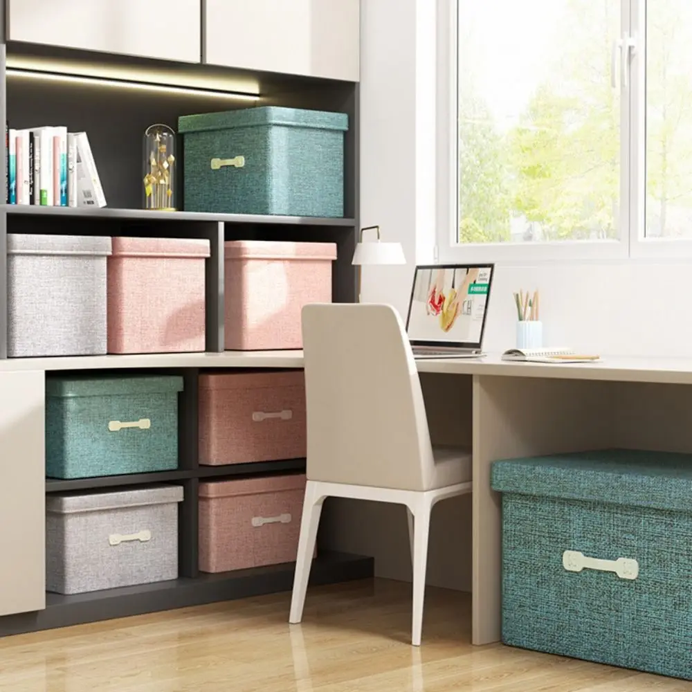 Japanese Style Storage Box Drawer-type Durable Foldable Wardrobes with Lid Cotton Linen Fabric Covered Organization Box Clothes
Japanese Style Storage Box Drawer-type Durable Foldable Wardrobes with Lid Cotton Linen Fabric Covered Organization Box Clothes