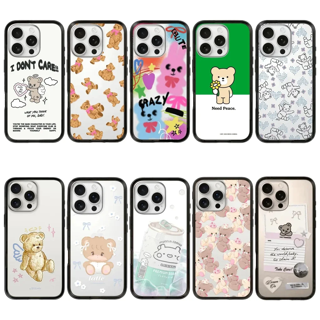 Bear Black Border Letters New Design Protective IPhone Case Cover for 16 15 Pro Max Case
Bear Black Border Letters New Design Protective IPhone Case Cover for 16 15 Pro Max Case