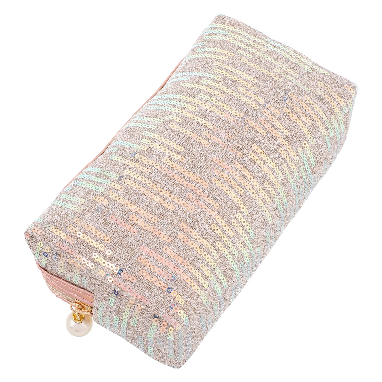 Stylish Glitter Sequin Bag Large Capacity Travel Makeup Organizer Portable Toiletry Pouch for Women Girls Handheld Use
Stylish Glitter Sequin Bag Large Capacity Travel Makeup Organizer Portable Toiletry Pouch for Women Girls Handheld Use