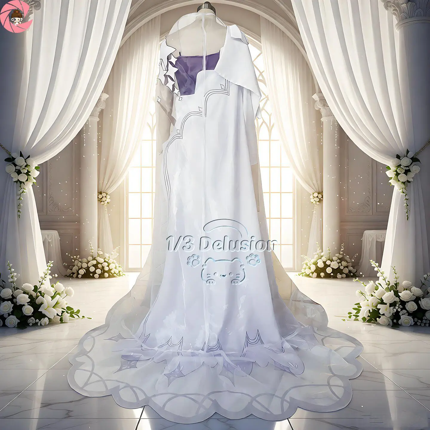 For All Time Cosplay Costume Awakening Chapter MC Wedding Dress Full Set Dress For Hallowmas Christmas Role Play Women
For All Time Cosplay Costume Awakening Chapter MC Wedding Dress Full Set Dress For Hallowmas Christmas Role Play Women