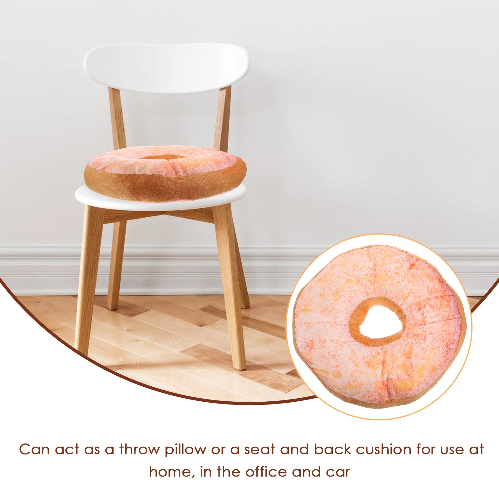 Donut Cushion Soft Cosy Doughnut Throw Pillow Filled PP Cotton Seat Back for Home Office Car Sofa Living Room Bedroom Decor
Donut Cushion Soft Cosy Doughnut Throw Pillow Filled PP Cotton Seat Back for Home Office Car Sofa Living Room Bedroom Decor