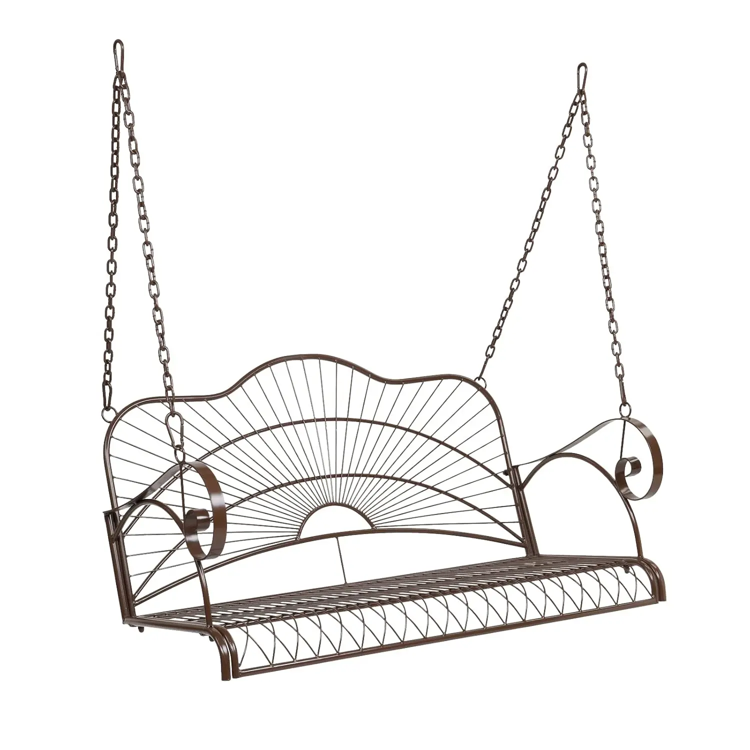 660 LBS Steel Patio Porch Swing Heavy Duty Bench For Garden Yard, Customized
660 LBS Steel Patio Porch Swing Heavy Duty Bench For Garden Yard, Customized