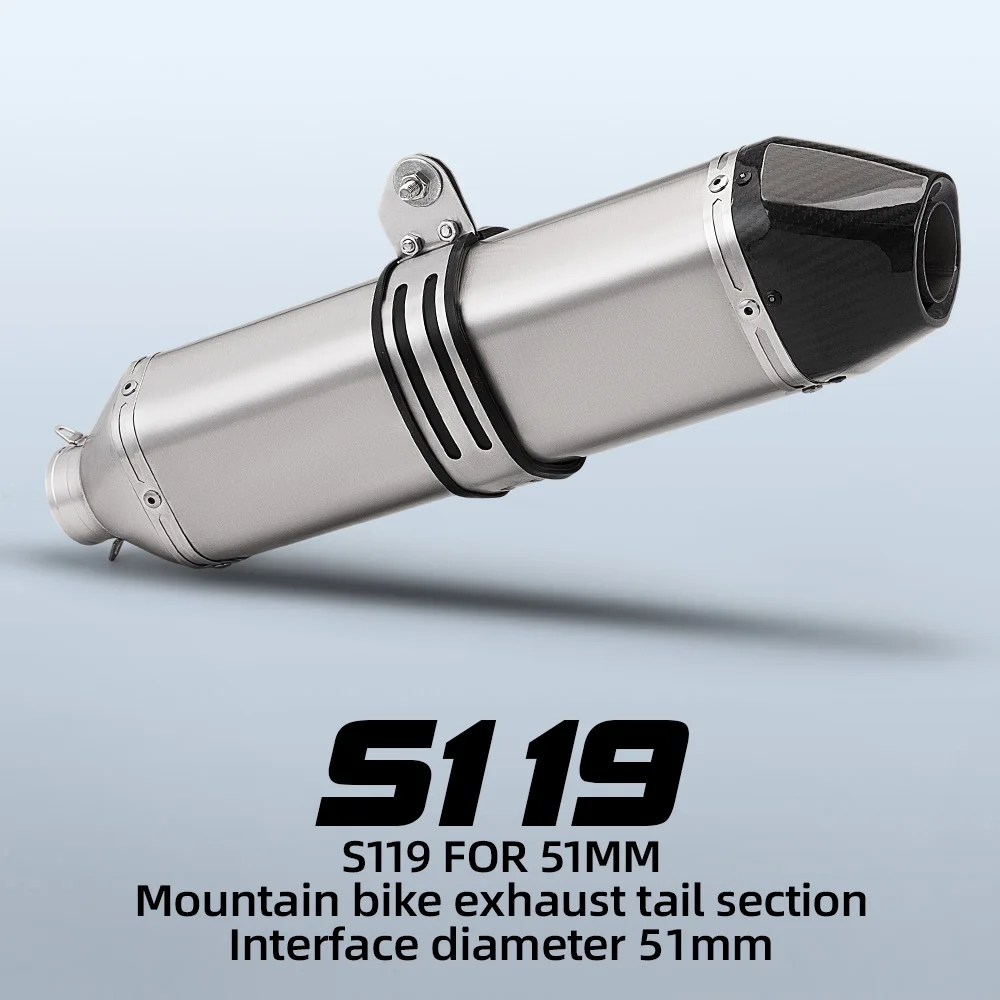Universal 51mm Dirt Bike Exhaust muffler Fit Mountain MotorcycleCRF250 YZ450F NC250 CRF450R S119
Universal 51mm Dirt Bike Exhaust muffler Fit Mountain MotorcycleCRF250 YZ450F NC250 CRF450R S119