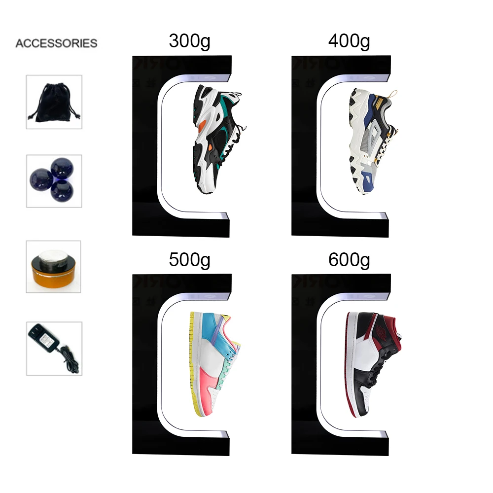 Magnetic Rotation Shoe Display Stand Levitation LED Floating Shoes Sneaker Home Decor Shoes Storage Shoes Shop Sample Showcase
Magnetic Rotation Shoe Display Stand Levitation LED Floating Shoes Sneaker Home Decor Shoes Storage Shoes Shop Sample Showcase