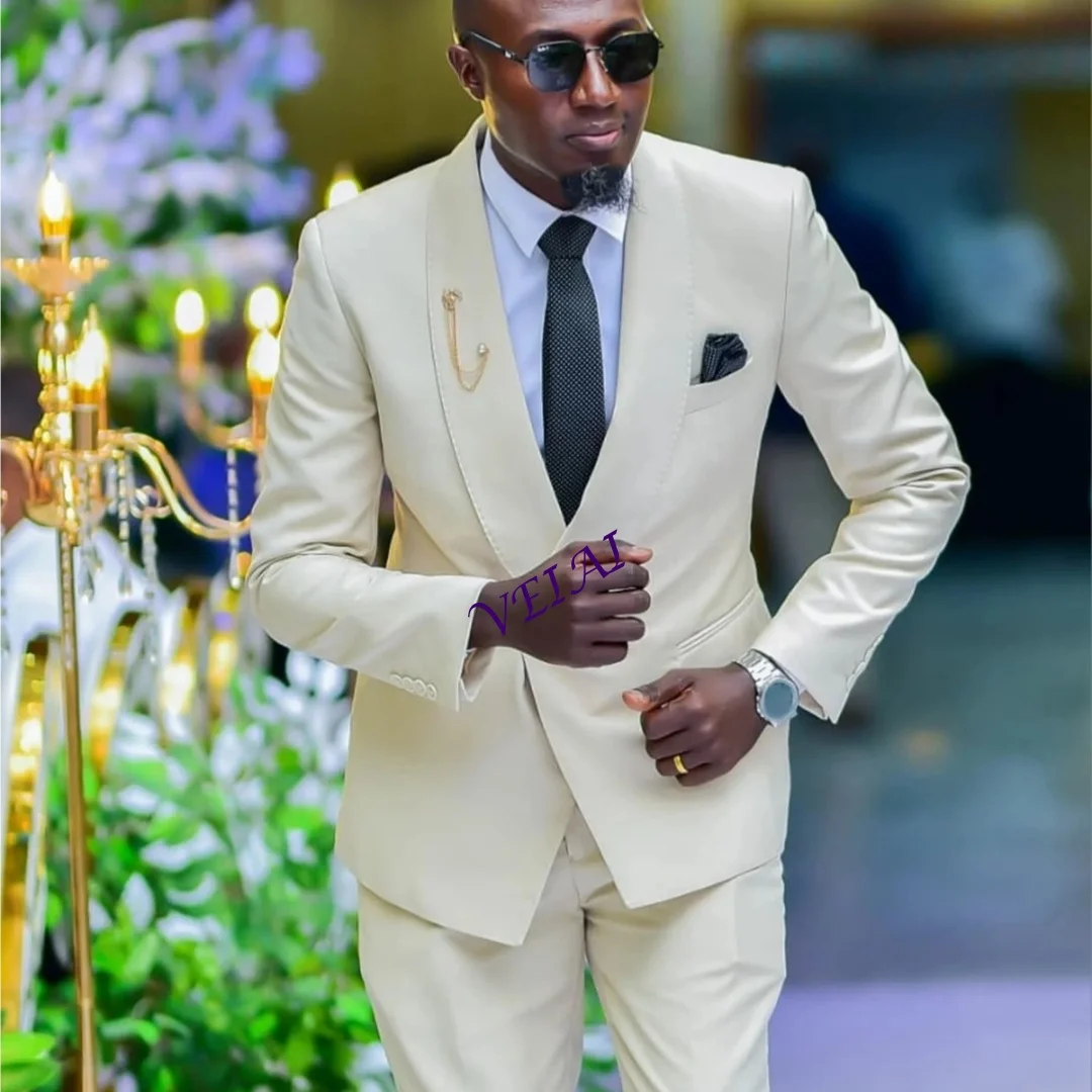 CustomizedLuxury Men Suit Double-breasted Peak Lapel 3 Pieces(Jacket+Pants+Vest) Male Formal Wedding Party Set
CustomizedLuxury Men Suit Double-breasted Peak Lapel 3 Pieces(Jacket+Pants+Vest) Male Formal Wedding Party Set