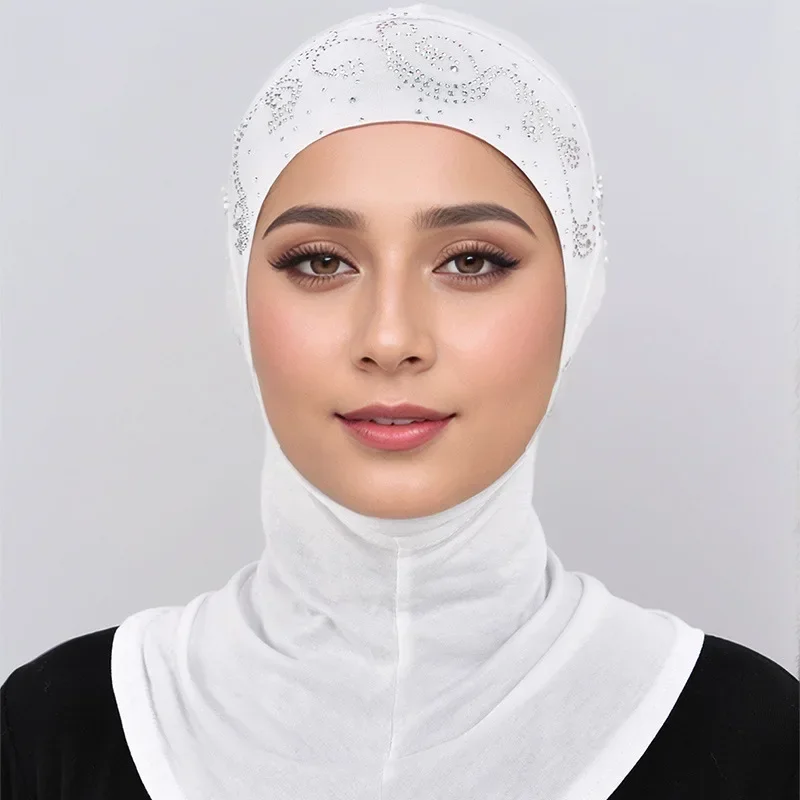 New Ready To Wear Instant Hijab for Women Diamonds Jersey Cotton Headscarf Neck Cover Hijabs Islam Shawls Wraps Amira Muslim Cap
New Ready To Wear Instant Hijab for Women Diamonds Jersey Cotton Headscarf Neck Cover Hijabs Islam Shawls Wraps Amira Muslim Cap