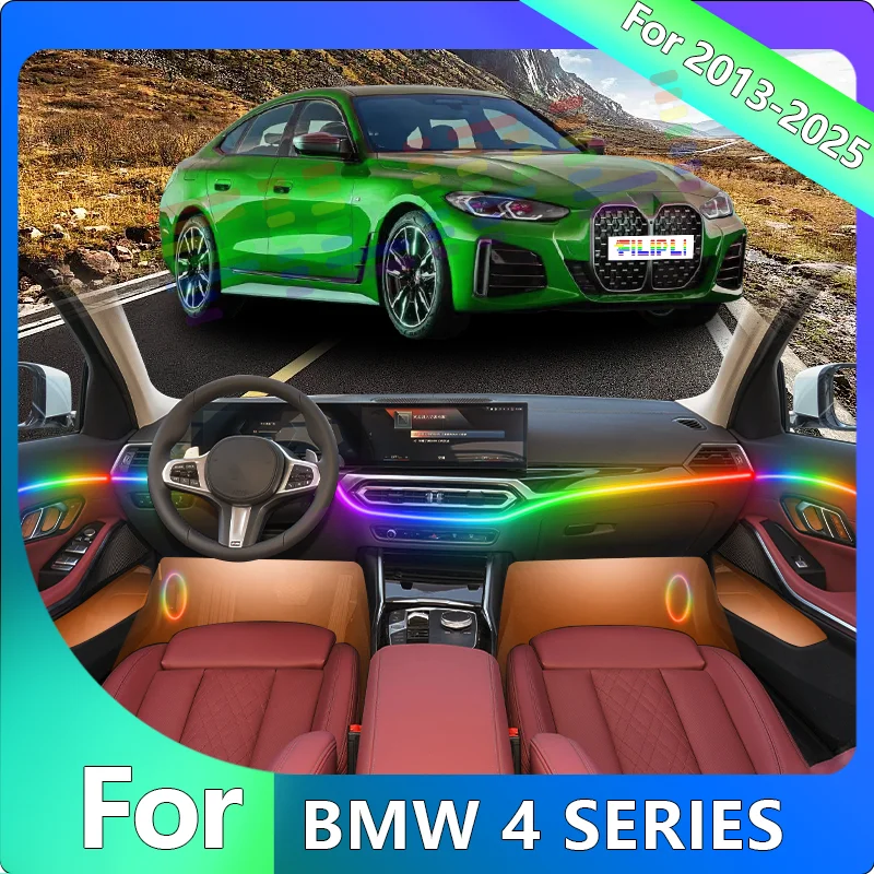 FILIPLI для BMW 4 SERIES 2020, синхронизация музыки, динамическая атмосфера, интерьер автомобиля, светодиодная лента Smart 64 RGB, автомобильная акриловая лампа
FILIPLI для BMW 4 SERIES 2020, синхронизация музыки, динамическая атмосфера, интерьер автомобиля, светодиодная лента Smart 64 RGB, автомобильная акриловая лампа