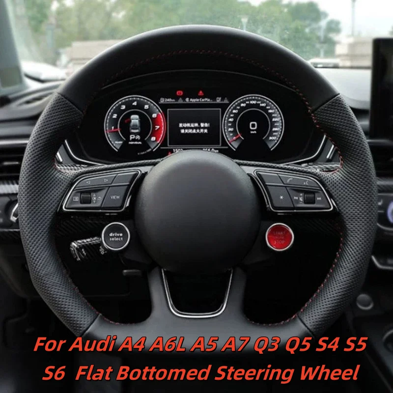 LED Car Steering Wheel Flat Carbon Fiber Custom Made Leather For Audi A4 A6L A5 A7 Q3 Q5 S4 S5 S6 Flat Bottomed Steering Wheel
LED Car Steering Wheel Flat Carbon Fiber Custom Made Leather For Audi A4 A6L A5 A7 Q3 Q5 S4 S5 S6 Flat Bottomed Steering Wheel