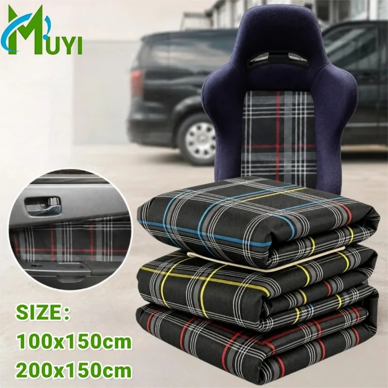 Plaid Fabric with Foam Backing for Car Headliner Upholstery Door Panels Seat Roof Lining DIY Retro Tartan Auto Interior Material
Plaid Fabric with Foam Backing for Car Headliner Upholstery Door Panels Seat Roof Lining DIY Retro Tartan Auto Interior Material