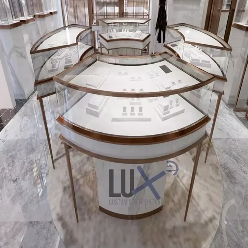 custom.High Quality Shop Mall Showroom Watch and Jewelry Display Cabinet Showcase Jewelry Kiosk Design
custom.High Quality Shop Mall Showroom Watch and Jewelry Display Cabinet Showcase Jewelry Kiosk Design