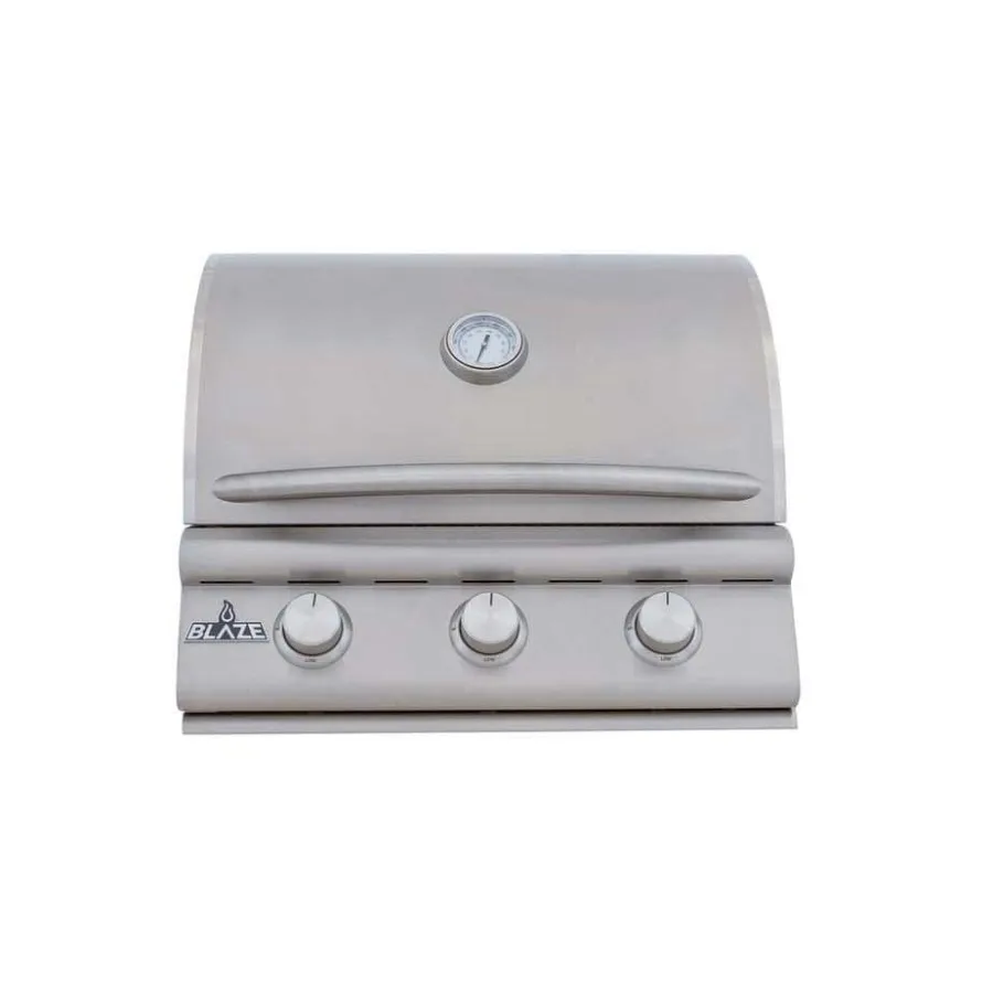 3-Burner Built-In Propane Grill for Outdoor Kitchen - 25-Inch Stainless Steel with Black Finish and High-Performance Burners
3-Burner Built-In Propane Grill for Outdoor Kitchen - 25-Inch Stainless Steel with Black Finish and High-Performance Burners