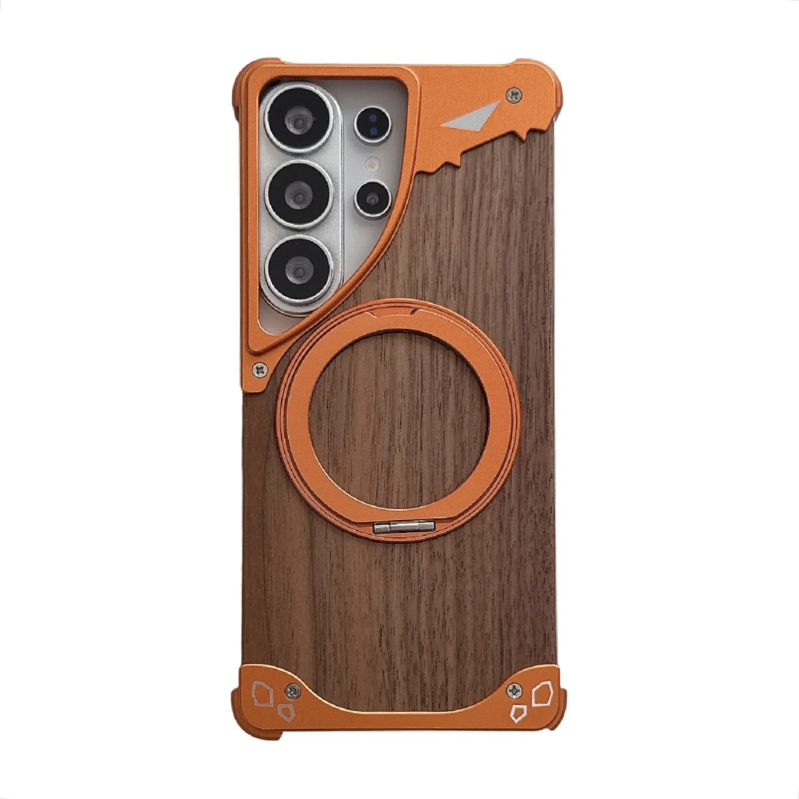 case for Samsung S26 S25 S24 S23 ultra Walnut metal rotating bracket magnetic suction protective case With Holder Kickstand
case for Samsung S26 S25 S24 S23 ultra Walnut metal rotating bracket magnetic suction protective case With Holder Kickstand