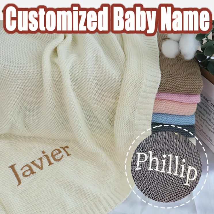 Custom Knitted Baby Blanket & Swaddle Wrap – Organic Cotton, Breathable, Newborn Gift Set, Baby Registry Essential
Custom Knitted Baby Blanket & Swaddle Wrap – Organic Cotton, Breathable, Newborn Gift Set, Baby Registry Essential
