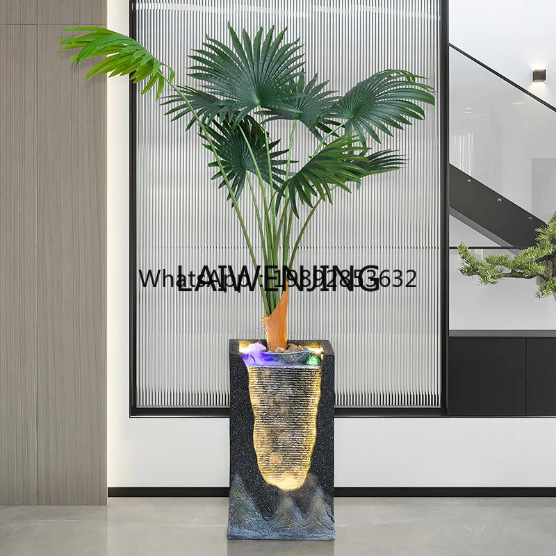 B1 light luxury circulating water making money ornament living room office feng shui scene decoration
B1 light luxury circulating water making money ornament living room office feng shui scene decoration