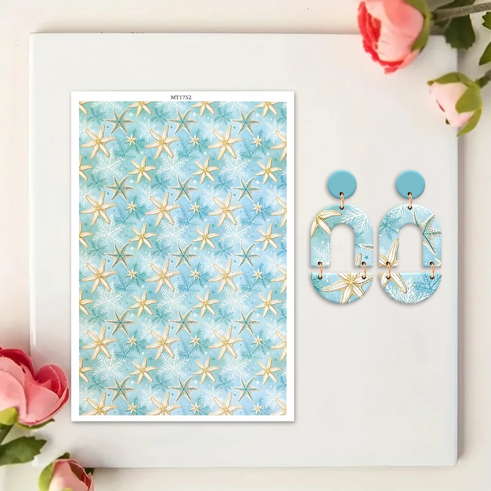 4pc Colorful Love Floral & Palm Pattern Polymer Clay Transfer Paper Earring Making Decal Stickers for DIY Jewelry Craft Bookmark
4pc Colorful Love Floral & Palm Pattern Polymer Clay Transfer Paper Earring Making Decal Stickers for DIY Jewelry Craft Bookmark