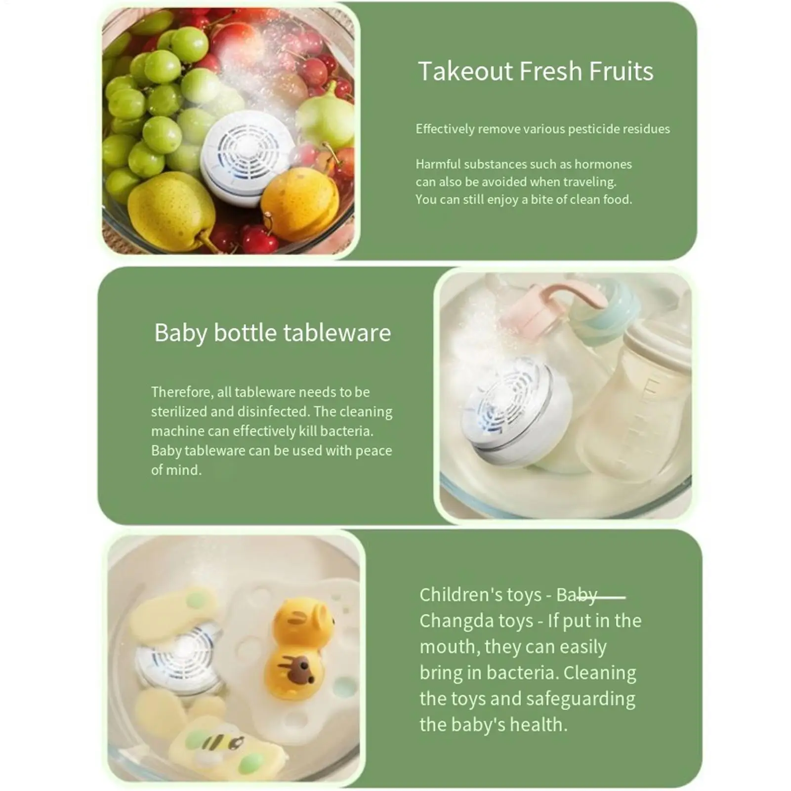 Fruit Washing Machine Food Purifier 4 Modes Waterproof Cleaning Machine Electrolysis Fruit Vegetable Cleaner For Home Kitchen
Fruit Washing Machine Food Purifier 4 Modes Waterproof Cleaning Machine Electrolysis Fruit Vegetable Cleaner For Home Kitchen