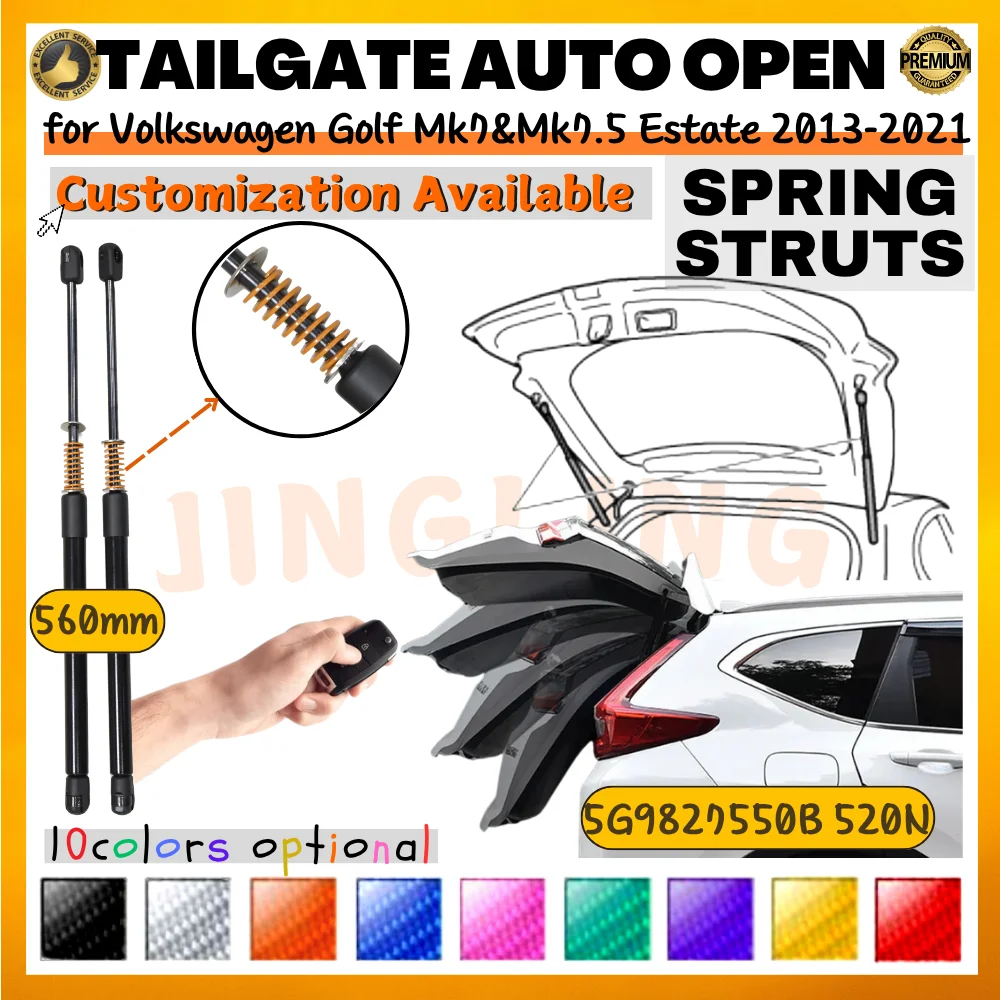 Qty(2) Стойки багажника с пружиной для Volkswagen Golf Mk7 и Mk7.5 Estate 2013-2021 560 мм 5G9827550B Амортизатор подъема задней двери
Qty(2) Стойки багажника с пружиной для Volkswagen Golf Mk7 и Mk7.5 Estate 2013-2021 560 мм 5G9827550B Амортизатор подъема задней двери