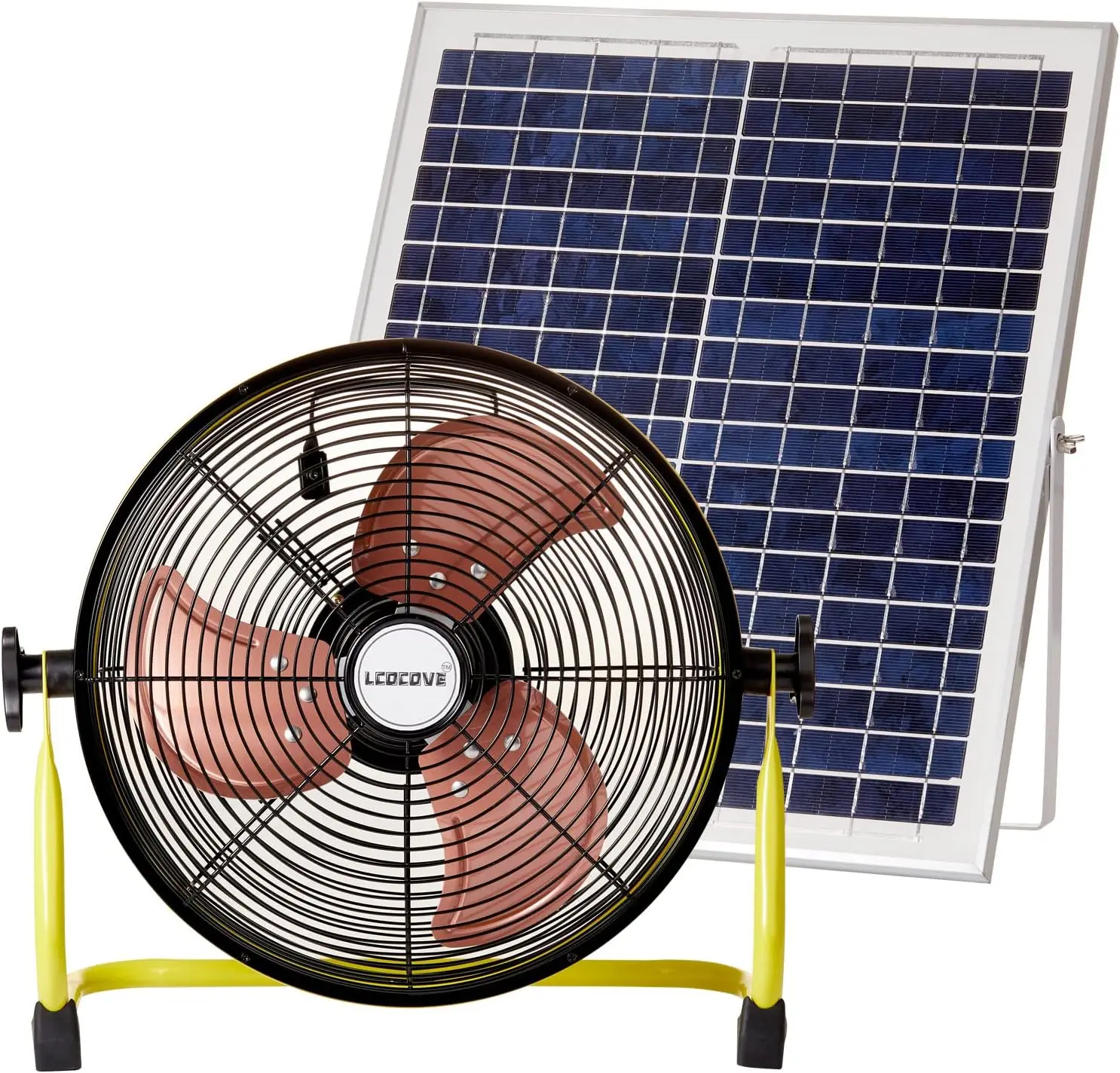 Solar Powered Outdoor Fan for Shed, Home, Camping - Plastic, Battery Operated, Runs 5-24 Hours, USB Output for Emergency
Solar Powered Outdoor Fan for Shed, Home, Camping - Plastic, Battery Operated, Runs 5-24 Hours, USB Output for Emergency