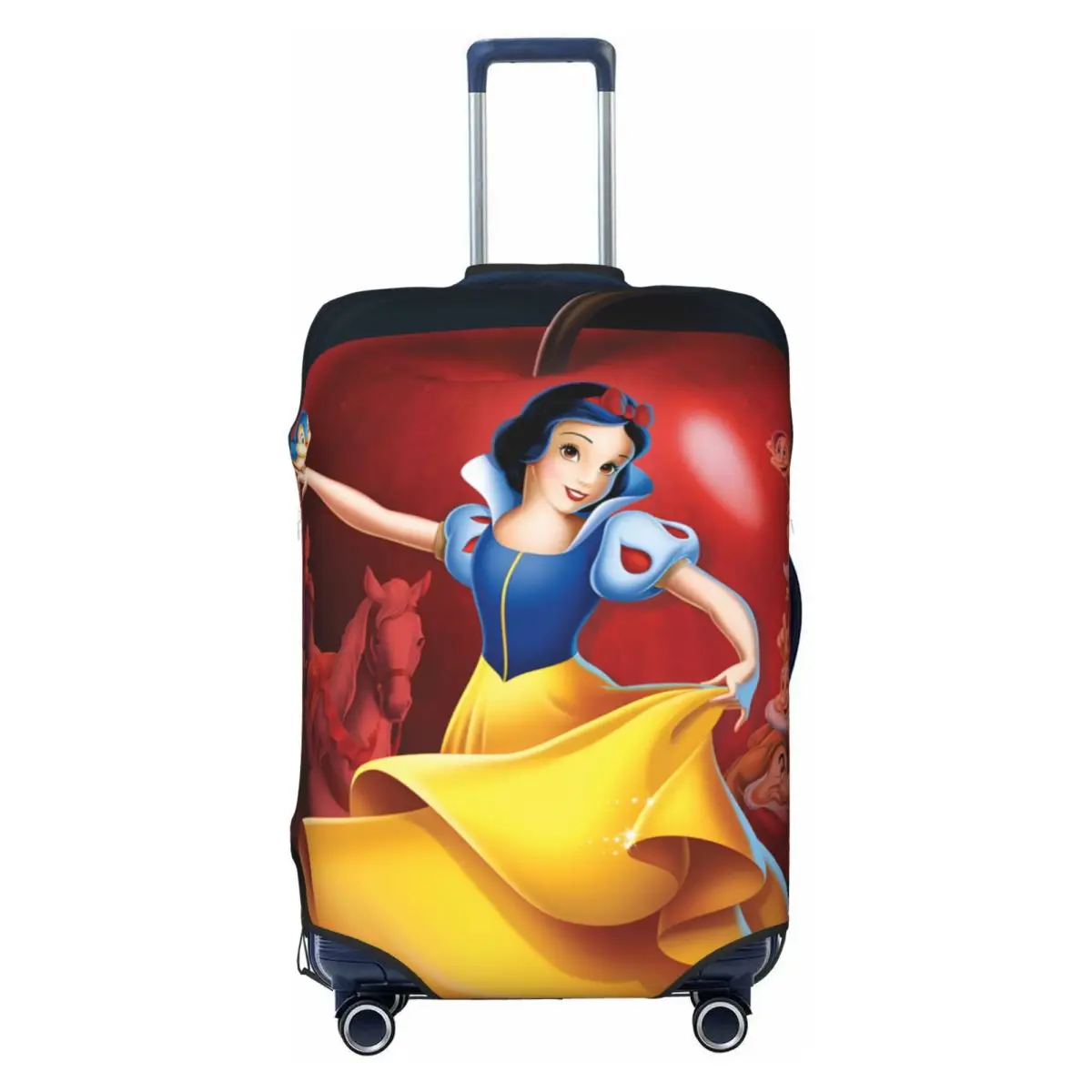 Индивидуальные чехлы для чемоданов с мультяшными персонажами Snow White, защита от пыли, для путешествий
Индивидуальные чехлы для чемоданов с мультяшными персонажами Snow White, защита от пыли, для путешествий
