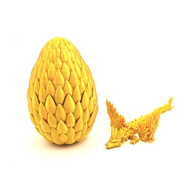3D Printed Dragon Egg Dragon Eggs With Dragon Inside Crystal Dragon With Egg Full Articulated Flexible Crystal Dragon
3D Printed Dragon Egg Dragon Eggs With Dragon Inside Crystal Dragon With Egg Full Articulated Flexible Crystal Dragon