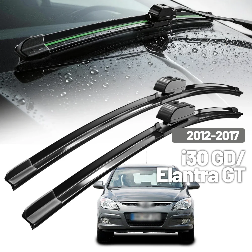 For Hyundai i30 GD Elantra GT 2012-2017 2013 2014 Wiper Front Wiper Blades Windshield Windscreen Window Brushes 26"+14"
For Hyundai i30 GD Elantra GT 2012-2017 2013 2014 Wiper Front Wiper Blades Windshield Windscreen Window Brushes 26"+14"