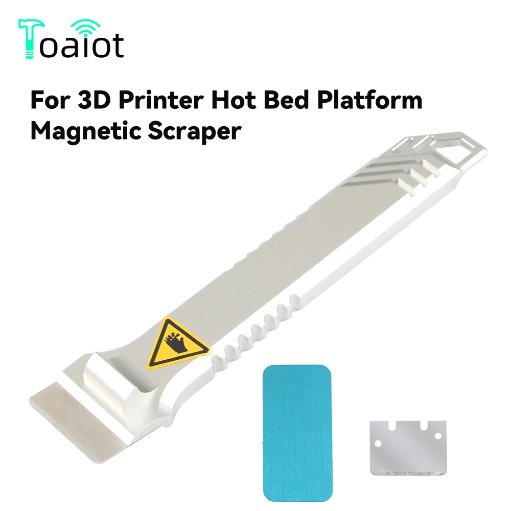 For 3D Printer Hot Bed Platform Magnetic Scraper All-MetaI CNC Scraper Kit Cleaning Tool For Bambu/CR Voron 3D Printer Parts
For 3D Printer Hot Bed Platform Magnetic Scraper All-MetaI CNC Scraper Kit Cleaning Tool For Bambu/CR Voron 3D Printer Parts