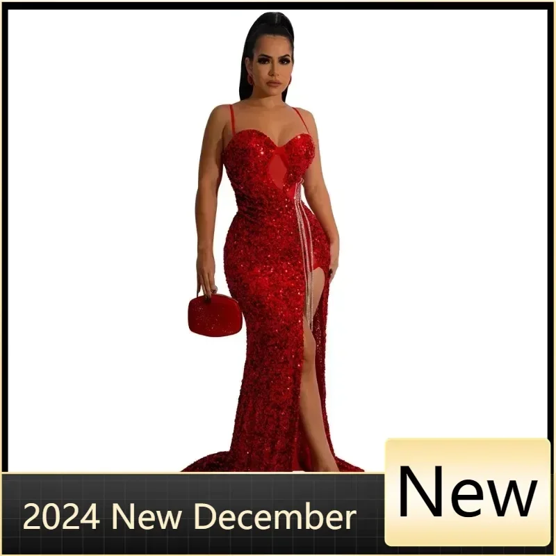 Customized Sequin African Party Evening Dresses for Women Sexy Sleeveless Red Black Long Maxi Dress Outfits Dashiki African Clot
Customized Sequin African Party Evening Dresses for Women Sexy Sleeveless Red Black Long Maxi Dress Outfits Dashiki African Clot