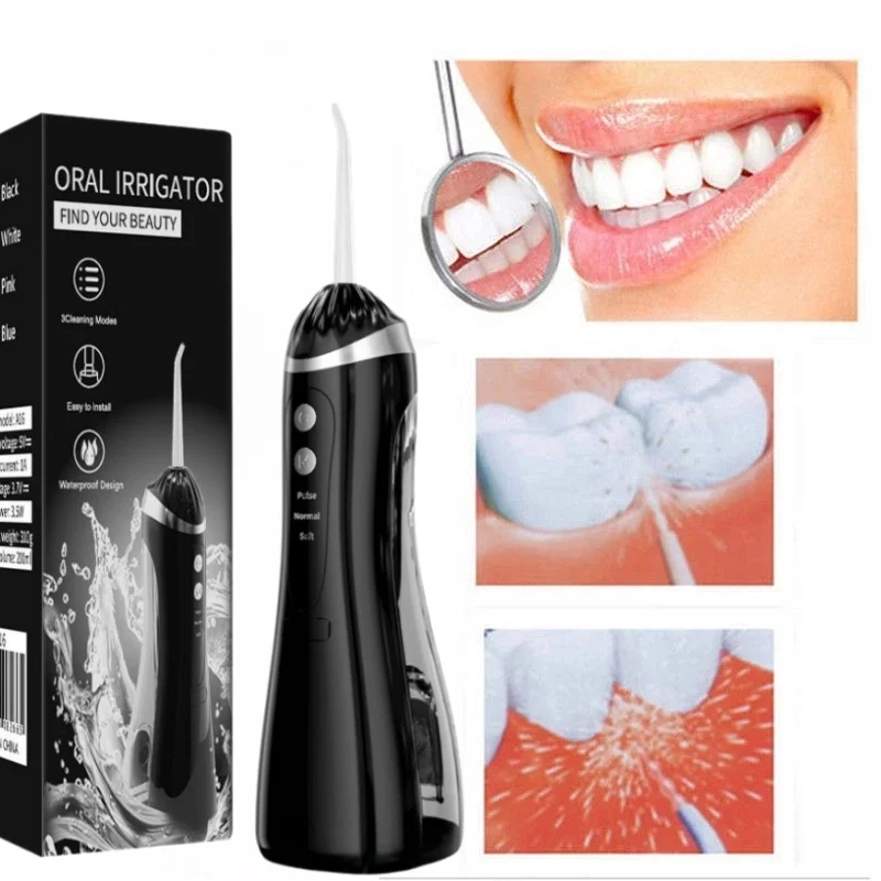 Electric oral irrigator 3 Cleaning Modes USB Rechargeable Waterproof IP65 Oral Irrigator 4 Nozzles Portable Dental Irrigators
Electric oral irrigator 3 Cleaning Modes USB Rechargeable Waterproof IP65 Oral Irrigator 4 Nozzles Portable Dental Irrigators