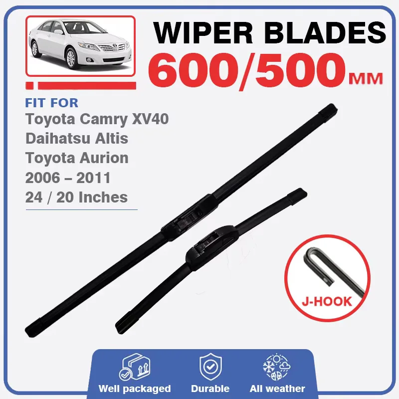 Front Wiper Blades For Toyota Camry XV40 40 2006 – 2011 Daihatsu Altis Toyota Aurion Windscreen Windshield 2007 2008 2009 2010
Front Wiper Blades For Toyota Camry XV40 40 2006 – 2011 Daihatsu Altis Toyota Aurion Windscreen Windshield 2007 2008 2009 2010