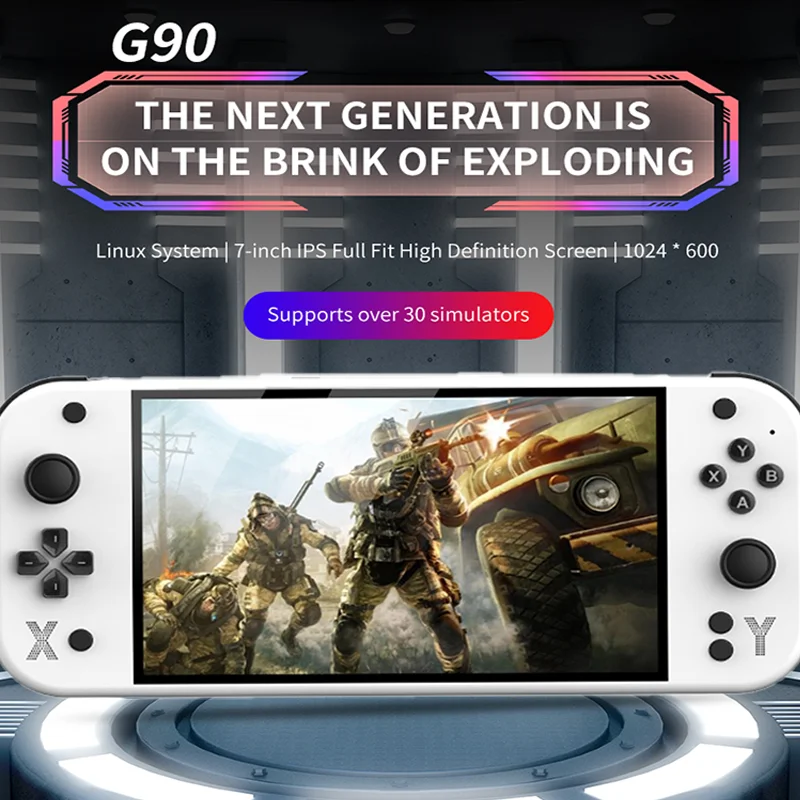 Портативная аркадная игровая консоль G90 PSP, 7 дюймов, 64 ГБ, 4000 мАч, совместимая с игровыми контроллерами PSP/PS1 в стиле ретро, подарок для мальчиков
Портативная аркадная игровая консоль G90 PSP, 7 дюймов, 64 ГБ, 4000 мАч, совместимая с игровыми контроллерами PSP/PS1 в стиле ретро, подарок для мальчиков