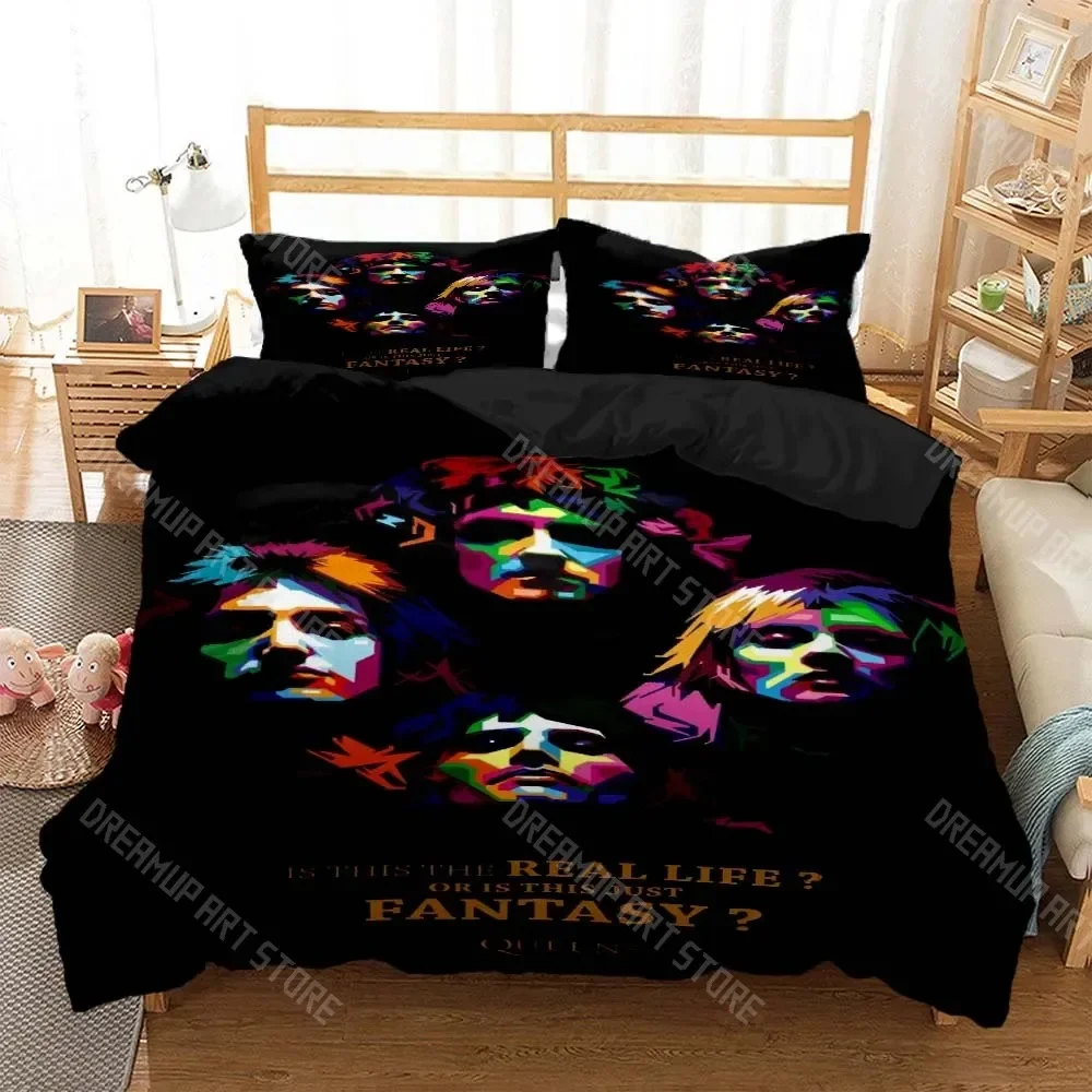 3D Print QUEEN Rock Band bedding for children Queen bedding set Soft and comfortable Customized King size bedding set
3D Print QUEEN Rock Band bedding for children Queen bedding set Soft and comfortable Customized King size bedding set