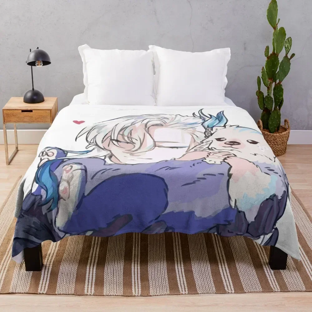 Neuvillette witj otter Throw Blanket Color Fast Cozy Throw Blanket
Neuvillette witj otter Throw Blanket Color Fast Cozy Throw Blanket