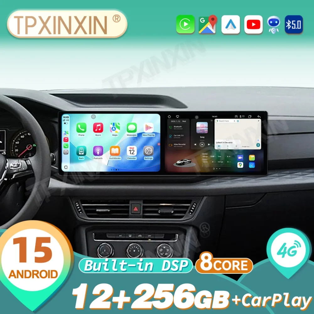 11.5" Dual Screen Android Carplay Car Radio Strero For Volkswagen Tharu 2019~2024 Navigation GPS Car Multimedia Player Head Unit
11.5" Dual Screen Android Carplay Car Radio Strero For Volkswagen Tharu 2019~2024 Navigation GPS Car Multimedia Player Head Unit