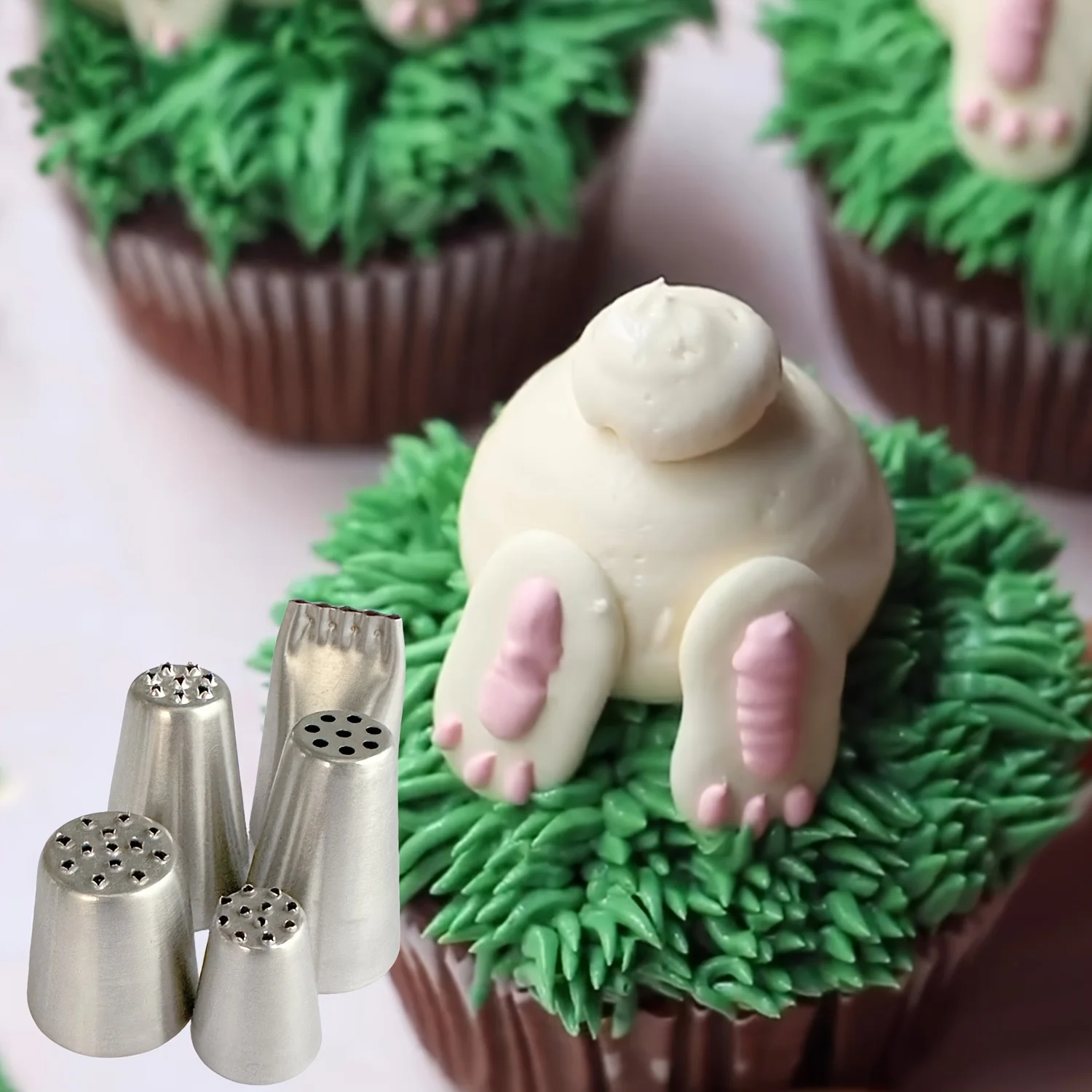 5Pcs Metal Cake Cream Decoration Tips Set Pastry Tools Stainless Steel Piping Icing Nozzle Cupcake Head Dessert Decorators Tools
5Pcs Metal Cake Cream Decoration Tips Set Pastry Tools Stainless Steel Piping Icing Nozzle Cupcake Head Dessert Decorators Tools