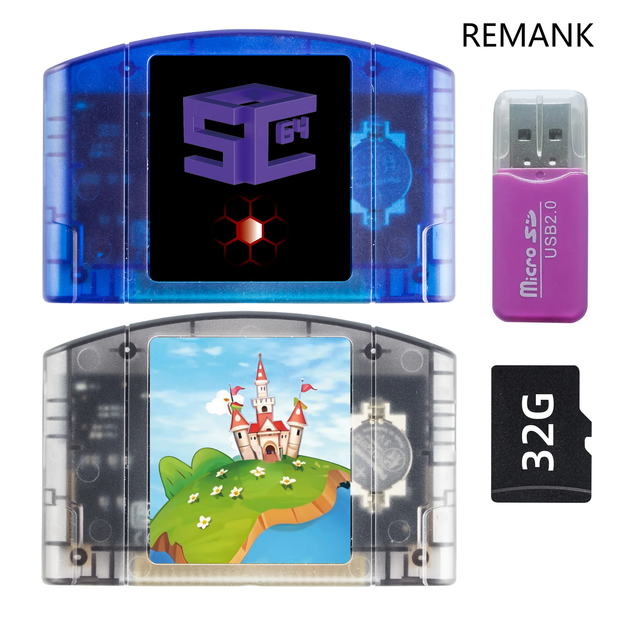 REMANK 5000-in1 SC64Summer N64 SC64 Open Source N64 SC64 Cart GBC Support SNES GBC N64DD Retro Video Game Console Accesories
REMANK 5000-in1 SC64Summer N64 SC64 Open Source N64 SC64 Cart GBC Support SNES GBC N64DD Retro Video Game Console Accesories