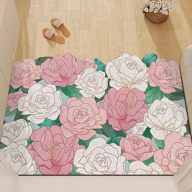Прочный коврик для передней двери с цветком розы, впитывающий грязеотталкивающий грязеотталкивающий коврик для двери, уличные внутренние коврики, сверхмощный легко чистящийся ковер
Прочный коврик для передней двери с цветком розы, впитывающий грязеотталкивающий грязеотталкивающий коврик для двери, уличные внутренние коврики, сверхмощный легко чистящийся ковер