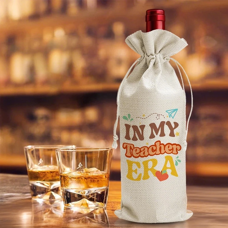 In My Teaching Era Linen Drawstring Wine Bag Teacher Appreciation Gifts Graduation Party Table Supplies Back To School Decorate
In My Teaching Era Linen Drawstring Wine Bag Teacher Appreciation Gifts Graduation Party Table Supplies Back To School Decorate