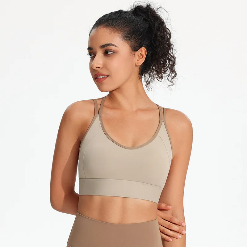 Women Second Skin Open Back Sports Bra Bust Support Shock Absorbing Workout Tank Top for Running Yoga Fitness Gym Training
Women Second Skin Open Back Sports Bra Bust Support Shock Absorbing Workout Tank Top for Running Yoga Fitness Gym Training