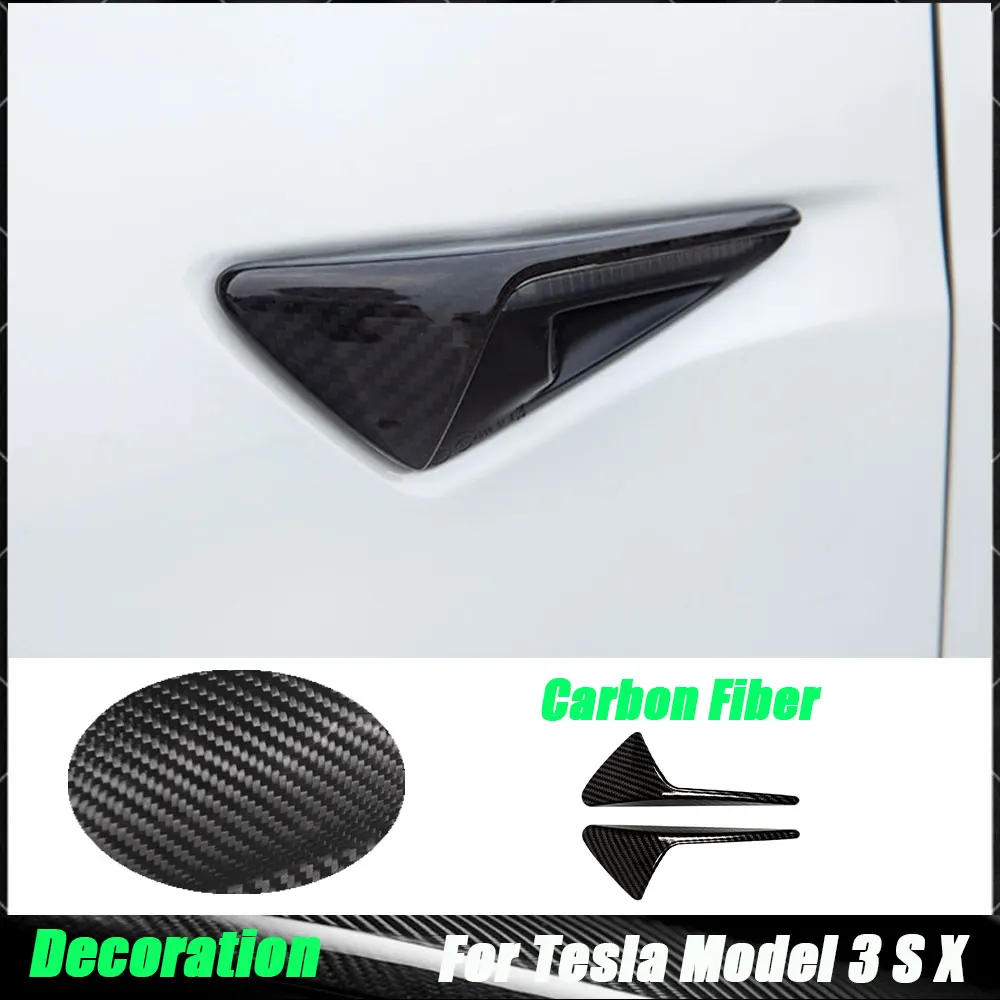 2PCS Carbon Fiber Front Side Camera Fender Marker Cover Side Grille Trim Badge Stickers For Tesla Model 3 S X 2013-2019
2PCS Carbon Fiber Front Side Camera Fender Marker Cover Side Grille Trim Badge Stickers For Tesla Model 3 S X 2013-2019