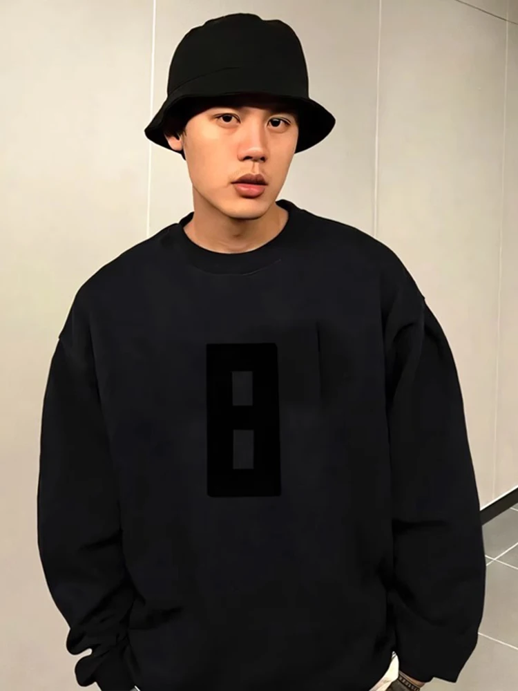 Утепленная толстовка оверсайз с круглым вырезом, осенне-зимняя уличная одежда, удобная худи из смеси хлопка и полиэстера
Утепленная толстовка оверсайз с круглым вырезом, осенне-зимняя уличная одежда, удобная худи из смеси хлопка и полиэстера