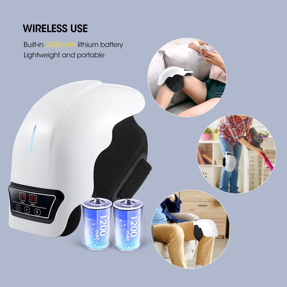 Electric Heating Massage Knee Pad Wireless Heated Knee Massager Constant Temperature Hot Compress Vibration Massage Knee Support
Electric Heating Massage Knee Pad Wireless Heated Knee Massager Constant Temperature Hot Compress Vibration Massage Knee Support