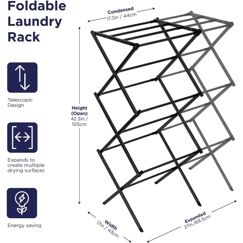 Laundry Organization Expandable/Collapsible Clothes Drying Rack. Essential for Camping/Trailers
Laundry Organization Expandable/Collapsible Clothes Drying Rack. Essential for Camping/Trailers