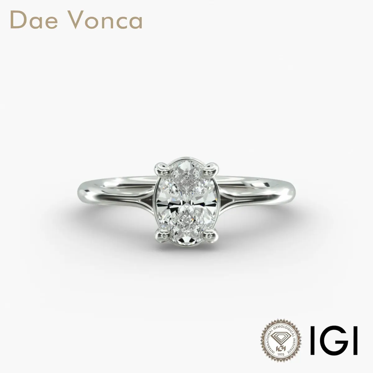Split Shank Solitaire Engagement Ring PT950/14K/18K White Gold Oval Cut Lab Grown Diamond IGI Certificate Genuine Diamond Ring
Split Shank Solitaire Engagement Ring PT950/14K/18K White Gold Oval Cut Lab Grown Diamond IGI Certificate Genuine Diamond Ring
