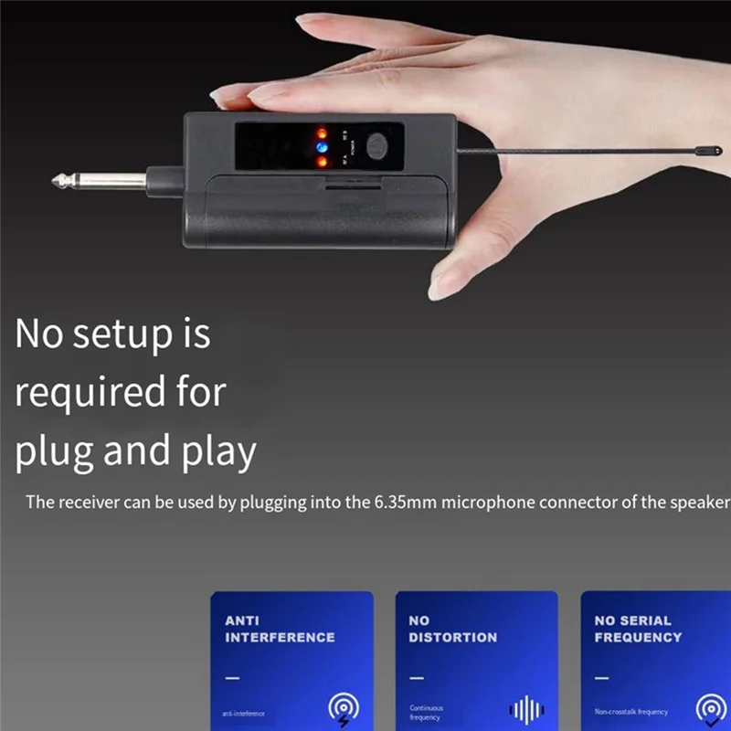 New One-To-Two Household Microphone Universal Microphone Metal Wireless Microphone Performance Ktv Singing Microphone Durable
New One-To-Two Household Microphone Universal Microphone Metal Wireless Microphone Performance Ktv Singing Microphone Durable