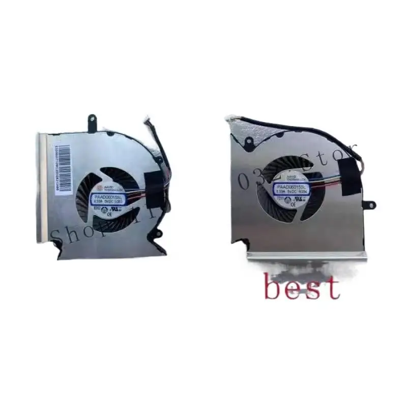 ДЛЯ PAAD06015SL N383 N384 Новый для MSI GE73 GE63 GP73 GL73 MS-17C4 Вентилятор процессора и графического процессора DC5V 0,55A = *
ДЛЯ PAAD06015SL N383 N384 Новый для MSI GE73 GE63 GP73 GL73 MS-17C4 Вентилятор процессора и графического процессора DC5V 0,55A = *