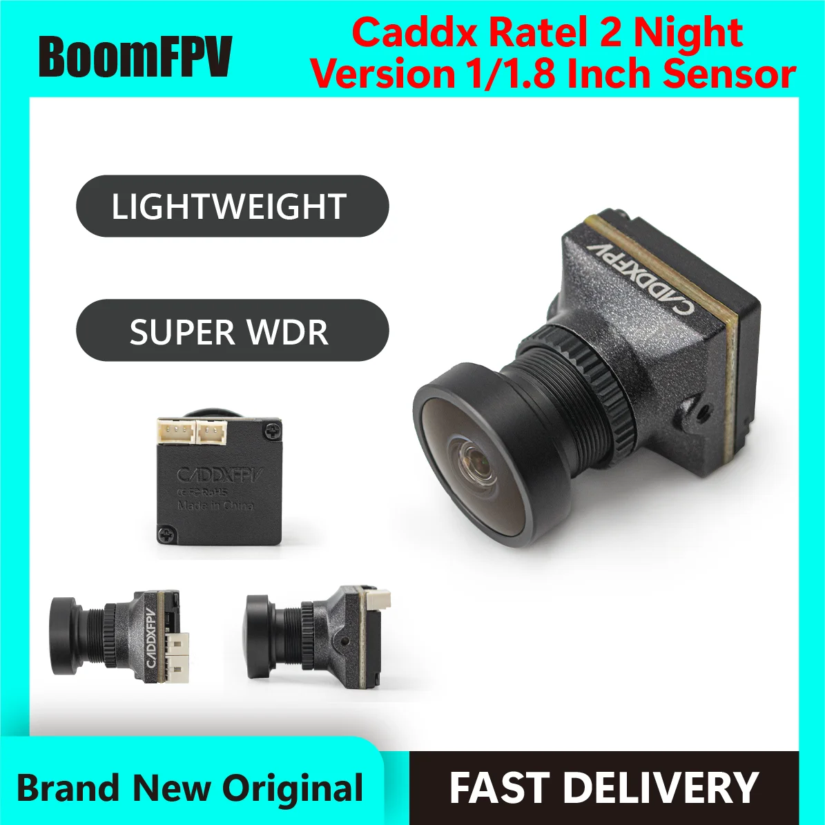 Caddx Ratel 2 Night Version 1/1.8 Inch Sensor 5 Mega Professional Lightweight Drone Camera Advanced Metal Case Fpv Camera
Caddx Ratel 2 Night Version 1/1.8 Inch Sensor 5 Mega Professional Lightweight Drone Camera Advanced Metal Case Fpv Camera