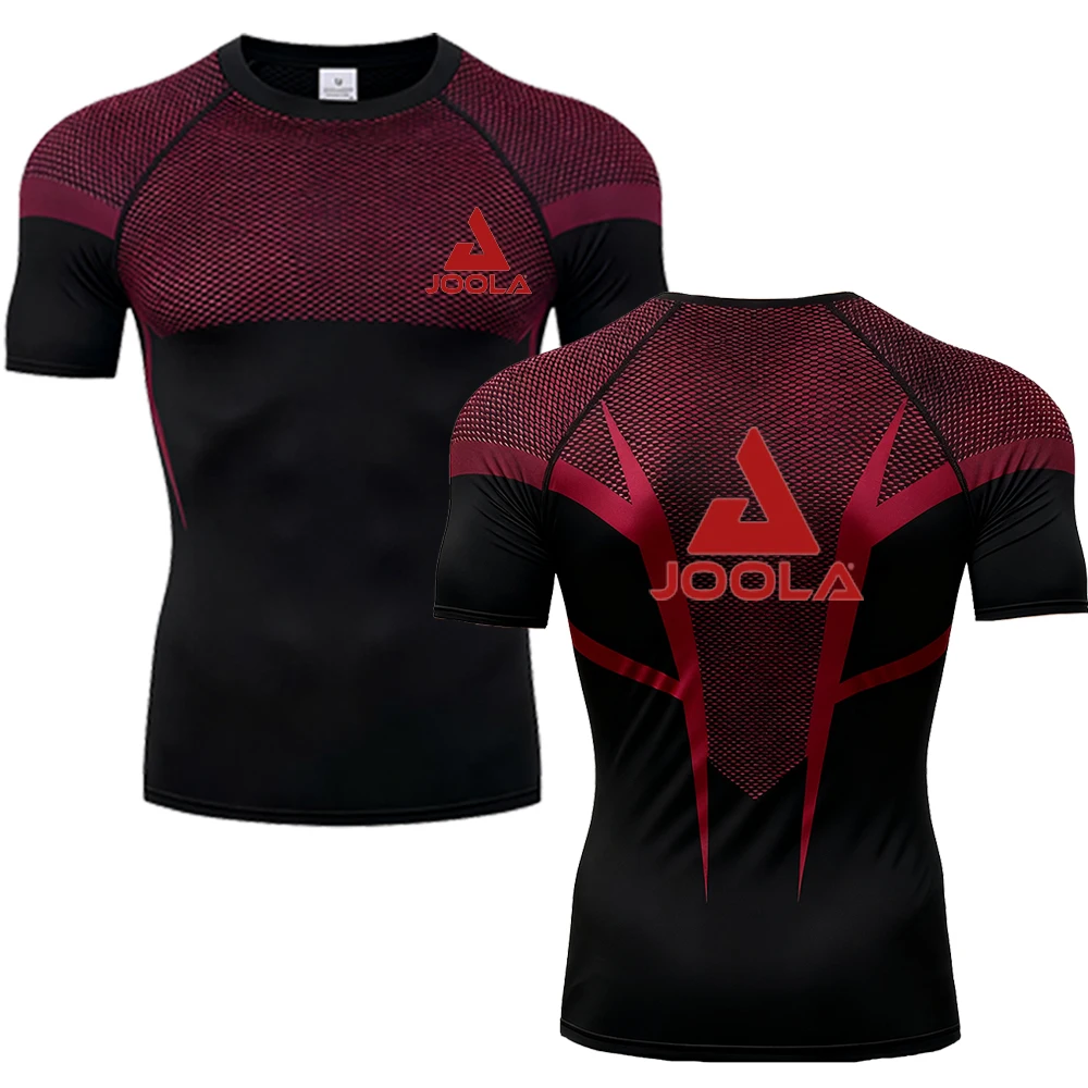 JOOLA summer new men's short sleeved fitness T-shirt breathable quick drying clothes running fitness top
JOOLA summer new men's short sleeved fitness T-shirt breathable quick drying clothes running fitness top